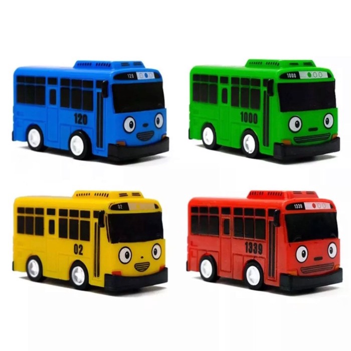 TokoPapin Mainan Edukasi Anak Bayi Mobil Mobilan Pull Back Inersia Bus Toya Toys Car Pullback