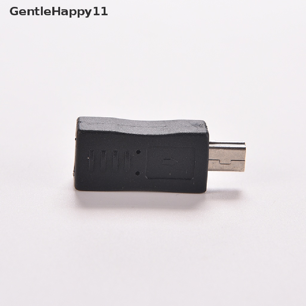 Gentlehappy New Micro USB Female to Mini USB Male Adapter Charger Converter Adaptor id