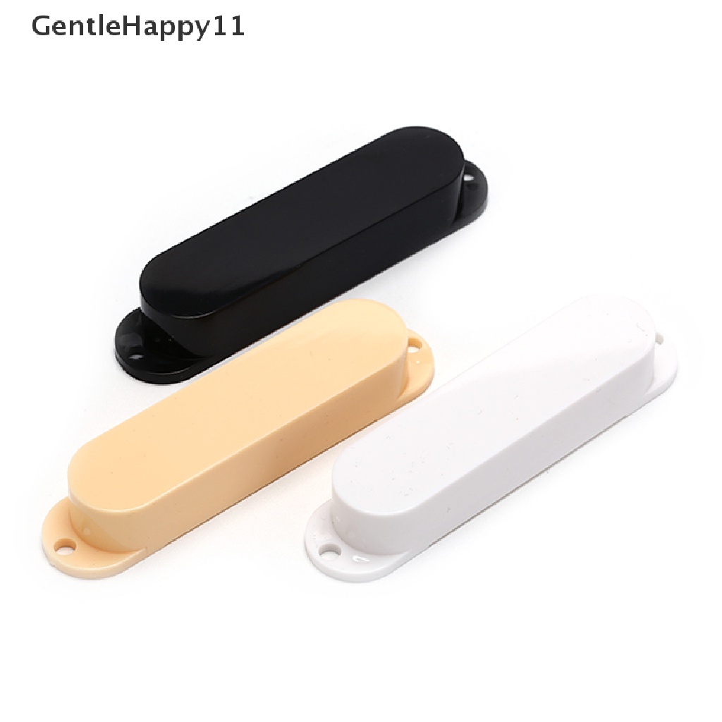 Gentlehappy 3pcs Cover Pickup Gitar Single Coil Bahan Plastik Tertutup Untuk id Gitar Elektrik