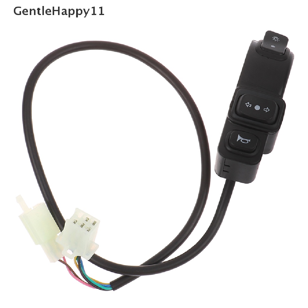 Gentlehappy Saklar 3in1 Motor Sepeda Elektrik Scooter Sein Tombol Klakson 22mm id