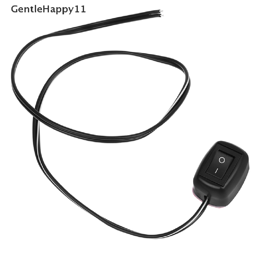 Gentlehappy Saklar Mobil DC 12V Universal Saklar Toggle Tipe Tempel Dengan Kabel 60cm Untuk DRL id