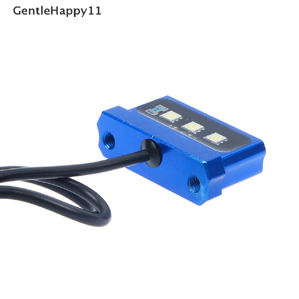 Gentlehappy Lampu Belakang Motor LED Moto Signal Luces Lampu Plat Nomor Universal Light id