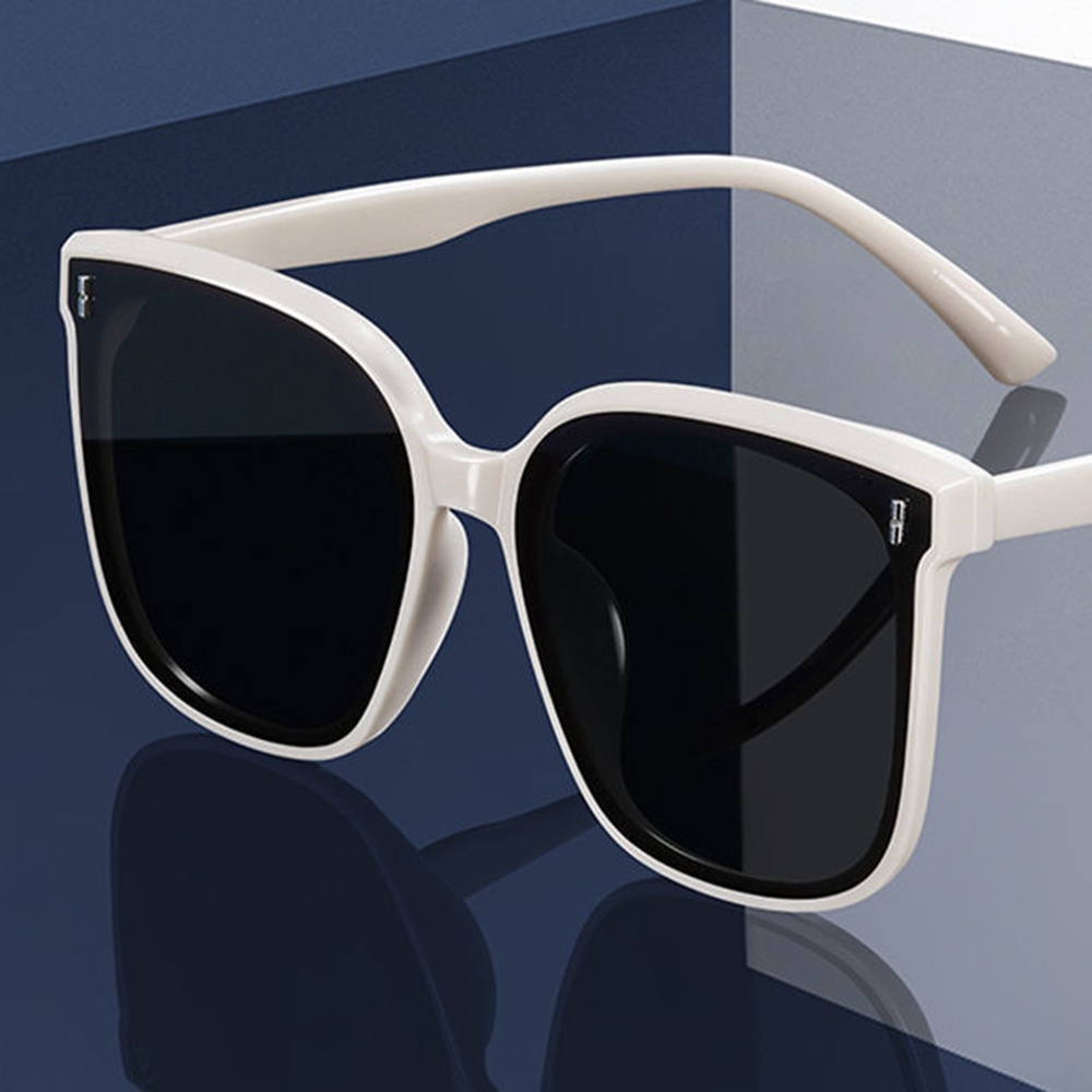 Kacamata Bingkai Persegi Korea Pria Wanita UV400 Kacamata Polarized Outdoor Eyewear