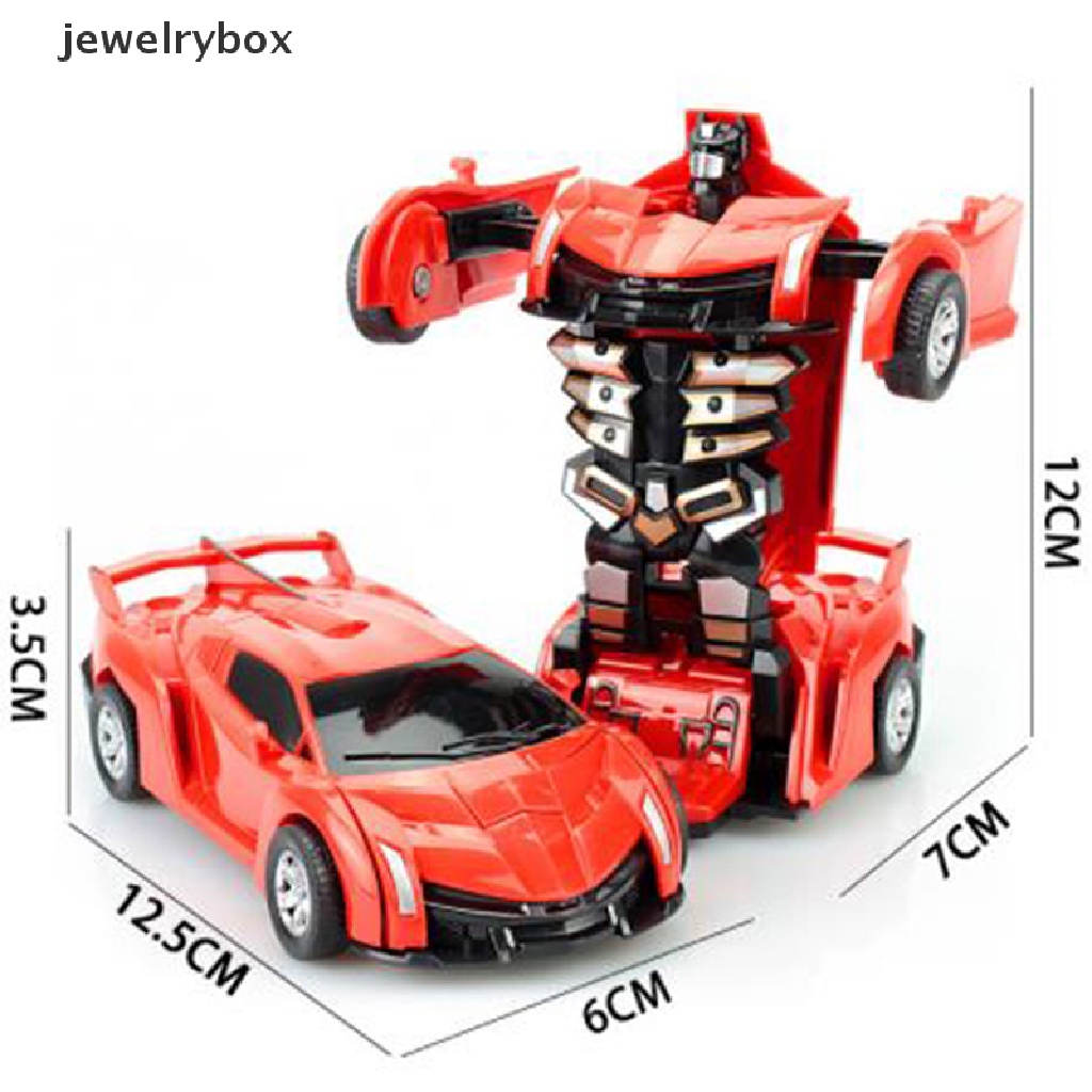[jewelrybox] 1pc 1: 36 Robot Transformasi Mainan Anak Robot Mobil Deformasi Luar Ruangan Butik