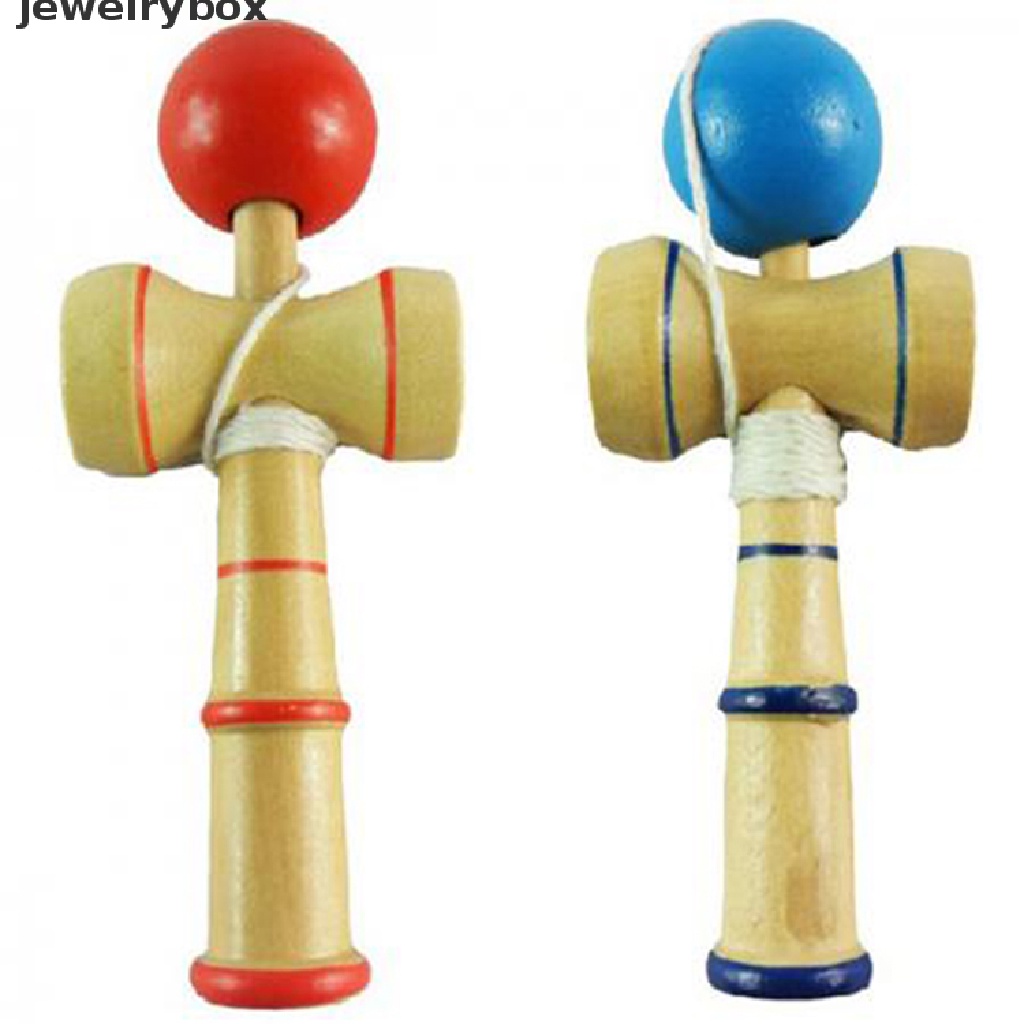 [jewelrybox] Anak Lucu Kendama Bola Permainan Kayu Tradisional Jepang Keterampilan Mainan Edukasi Hadiah Butik