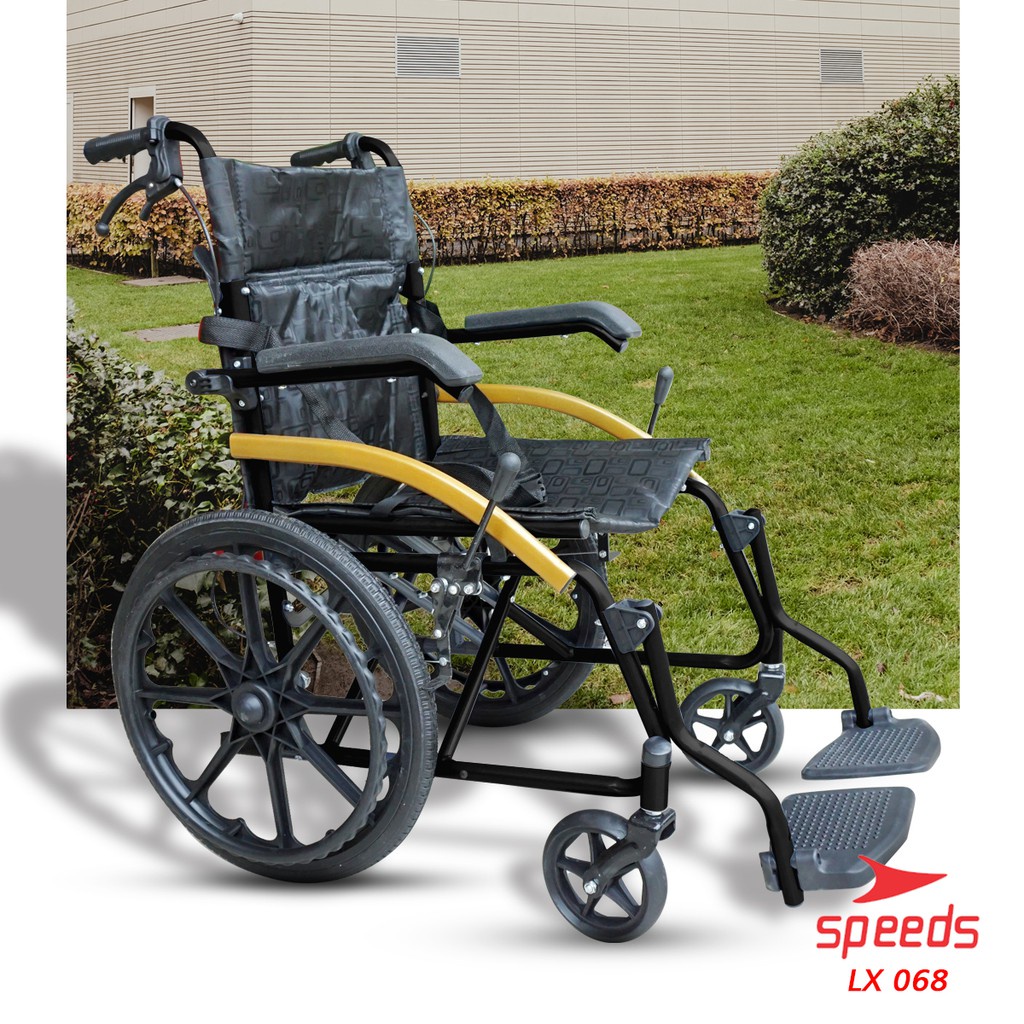 SPEEDS Kursi Roda Travel Apollo Avico - Kursi roda Alluminium Lipat 068-2 068-4 - depanrumah