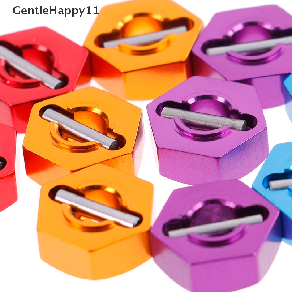 HSP Gentlehappy 4Pcs Mur hex Roda Aluminium 12MM Dengan Pin drive hubs Hsp1 /10 id