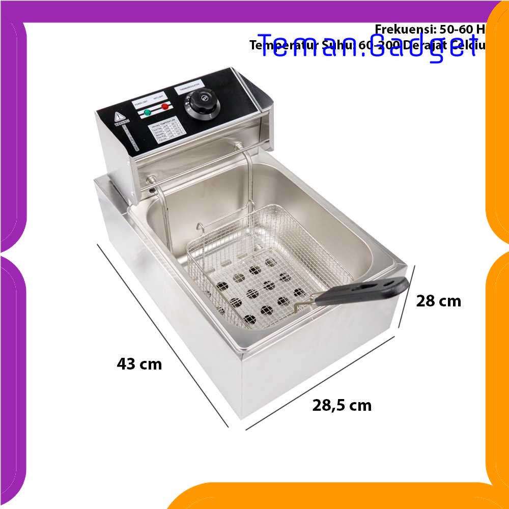 TG - DPR Tangwu Mesin Penggorengan Electric Deep Fryers 2500W - EH-81