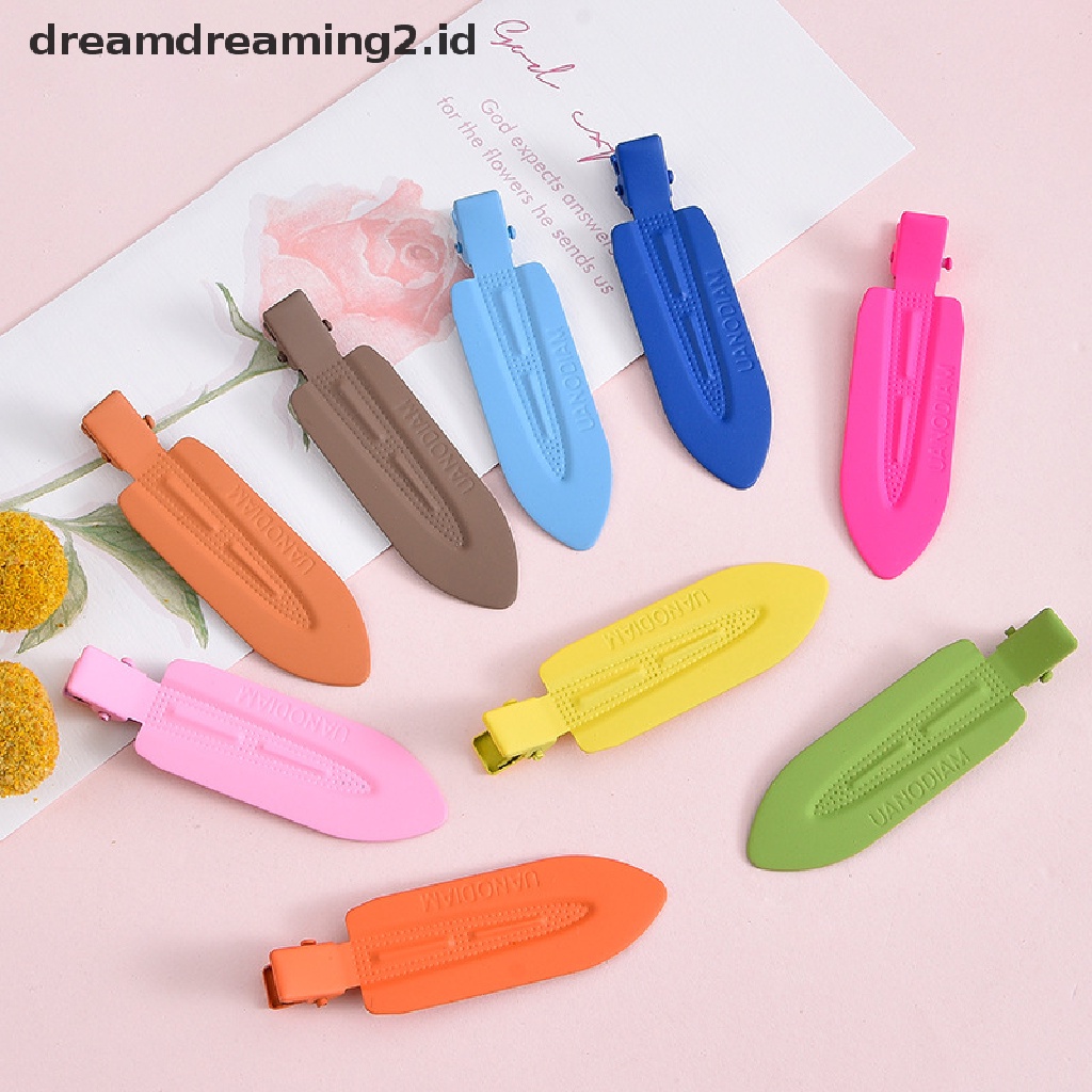 (dream) 5pcs Permen Warna-Warni Berlian Imitasi Gaya Salon Kecantikan Jepit Rambut Profesional Hairdressing Makeup Tools Hair Clip Untuk Anak Perempuan//