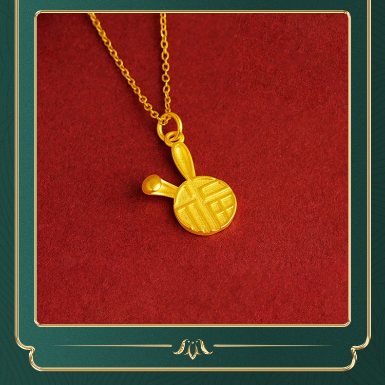 Goldkingdom Perhiasan Fashion 24K Bangkok Aksesoris Ready Stock Beruntung Kelinci Lucu Kalung Liontin Gadis Manis Cute Rabbit