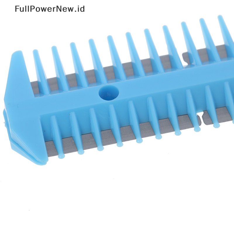 Power Color Sisir Silet Pemotong Rambut Thinning Shaper Comb Pisau Cukur Trimmer Barber ID