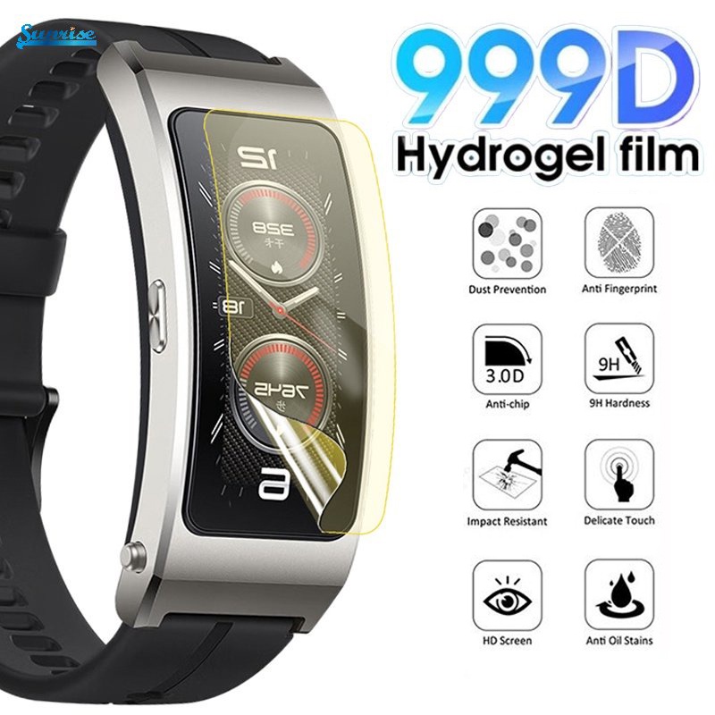 Film Hidrogel Ultra-clear Tahan Debu Smartwatch Hidrofobik Oleofobik Pelindung Layar TPU Untuk Huawei Band6Per7