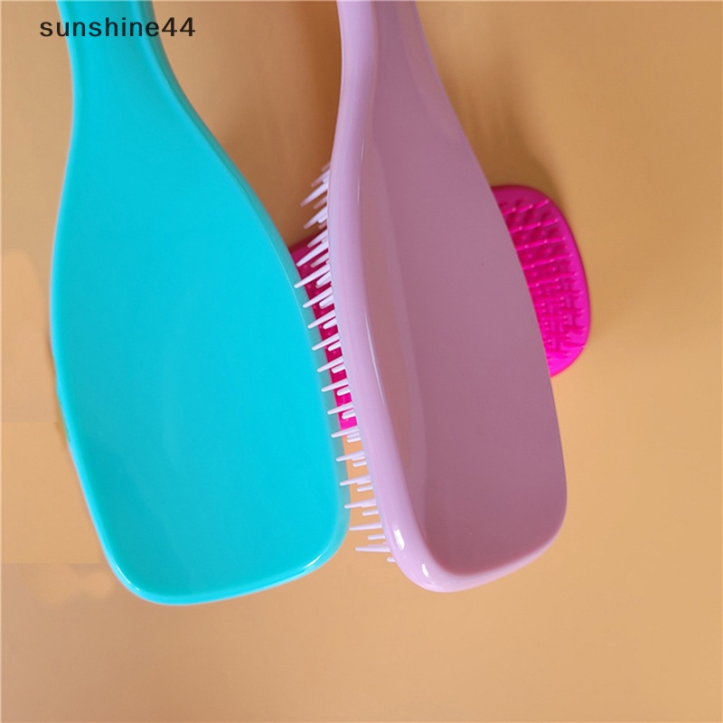 Sunshine Sikat Detangler Untuk Rambut Keriting Rambut Alami Curly Hair Brush Hair Styling Comb ID