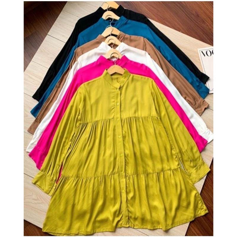 DITA TOP BLOUSE / KEMEJA WANITA SUSUN RAYON