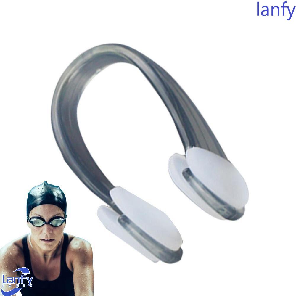 Lanfy Klip Hidung Multi-Warna Untuk Anak Reusable Noise Plug Silikon Menyelam Berenang Renang Surfing Swim Nose Clips