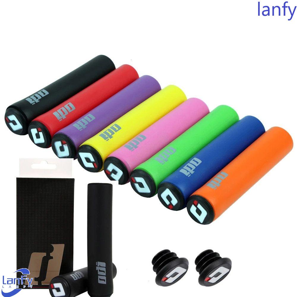 Lanfy Grip Sepeda Aksesoris Sepeda Gunung Kuat Penyangga Stang Grips Anti-slip Lembut MTB Stang Cover