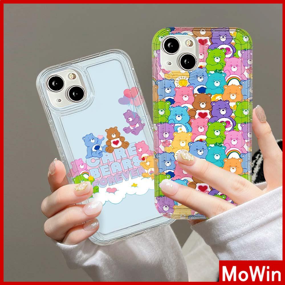 For iPhone 14 Pro Max iPhone Case Clear Case TPU Soft Case Airbag Shockproof Cute Cute Cartoon Bear Compatible with iPhone 13 Pro Max iPhone 12 Pro Max 11 7Plus 6Plus XR xs max