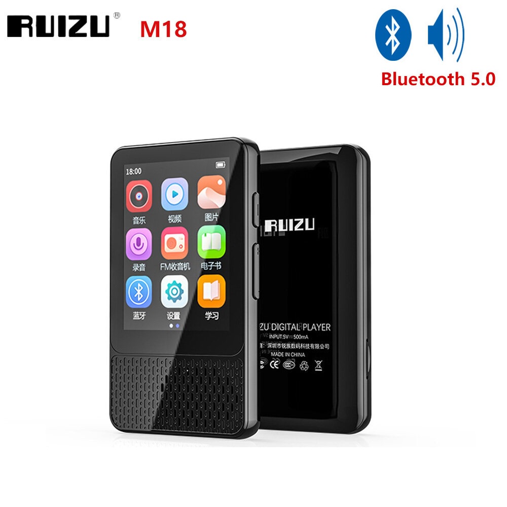 AKN88 - RUIZU M18 16GB MP3 MP4 Player HQ SQ FLAC FM Radio Portable Speaker