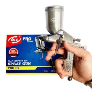 ORIGINAL NEW H&amp;L Spray Gun F75 Spet Alat Semprot Cat Angin Kompresor Tabung Atas F75 Cup 400Cc tersedia juga yukido Japan tekhnology