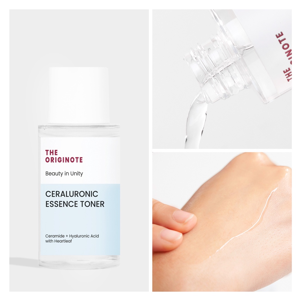 ( READY STOK ) The Originote Ceraluronic Essence Toner - Toner H-LLOW Clarifying Toner ✅ BPOM