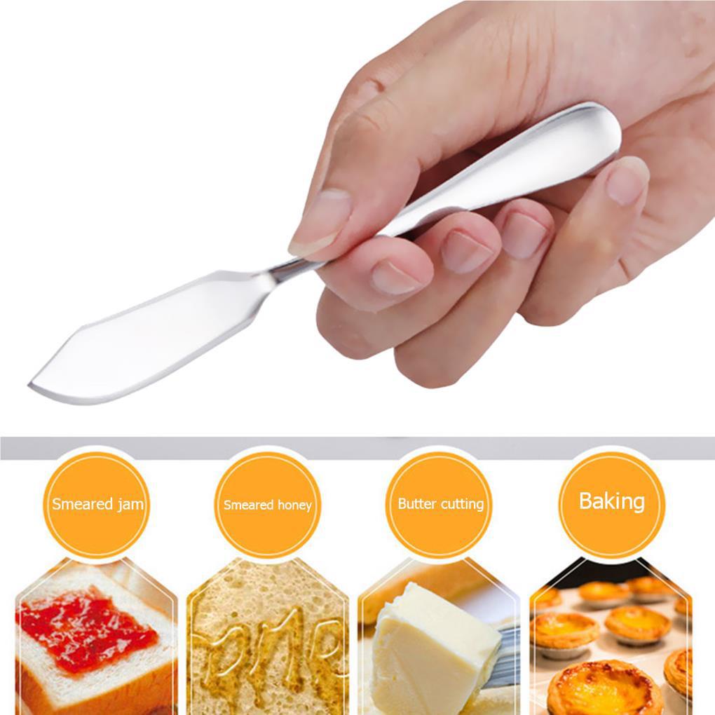 4pcs Stainless Steel Butter Cutter Alat Sarapan Dapur Gadget Keju Dessert Selai Spreader