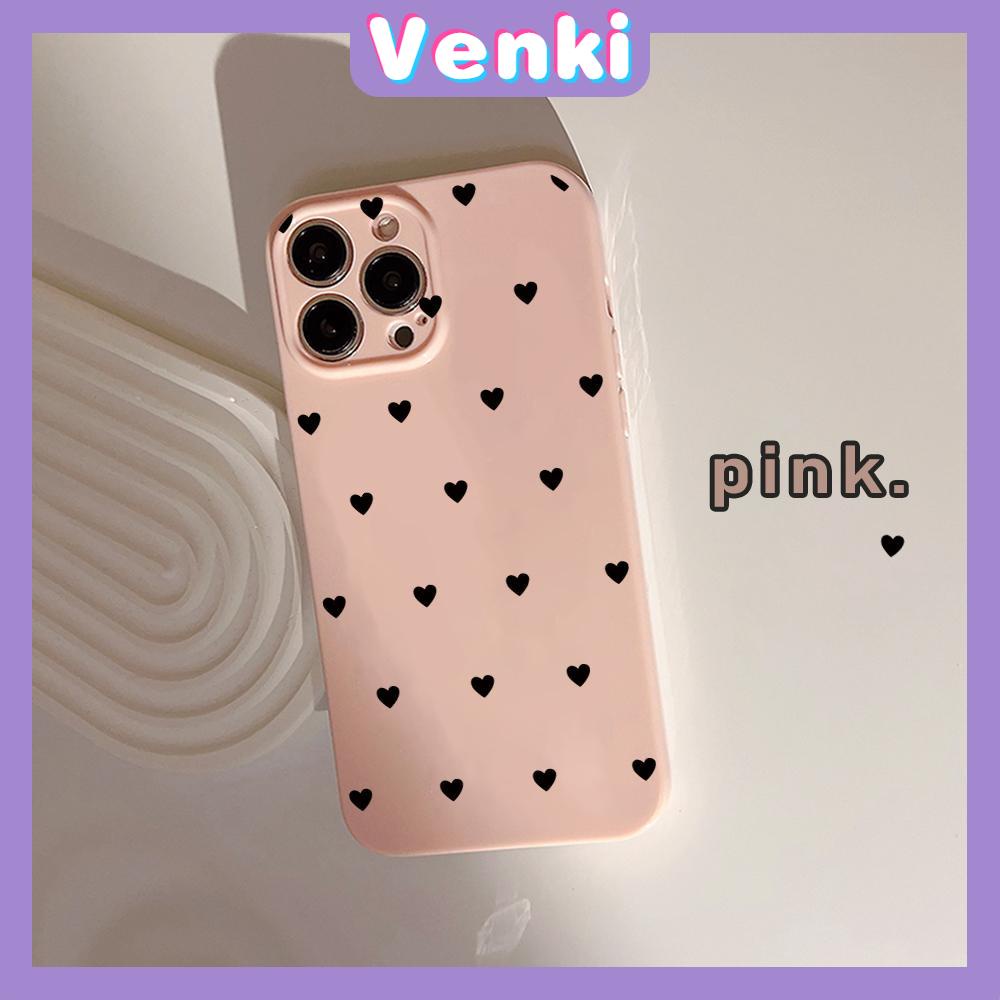 VENKI - For iPhone 11 iPhone Case Cream Glossy TPU Soft Case Shockproof Camera Cover Protection Purple Love Compatible with iPhone 14 13 Pro max 12 Pro Max xr xs max 7Plus 8Plus