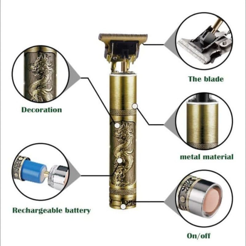 Alat cukur rambut elektrik mini Rechargeable