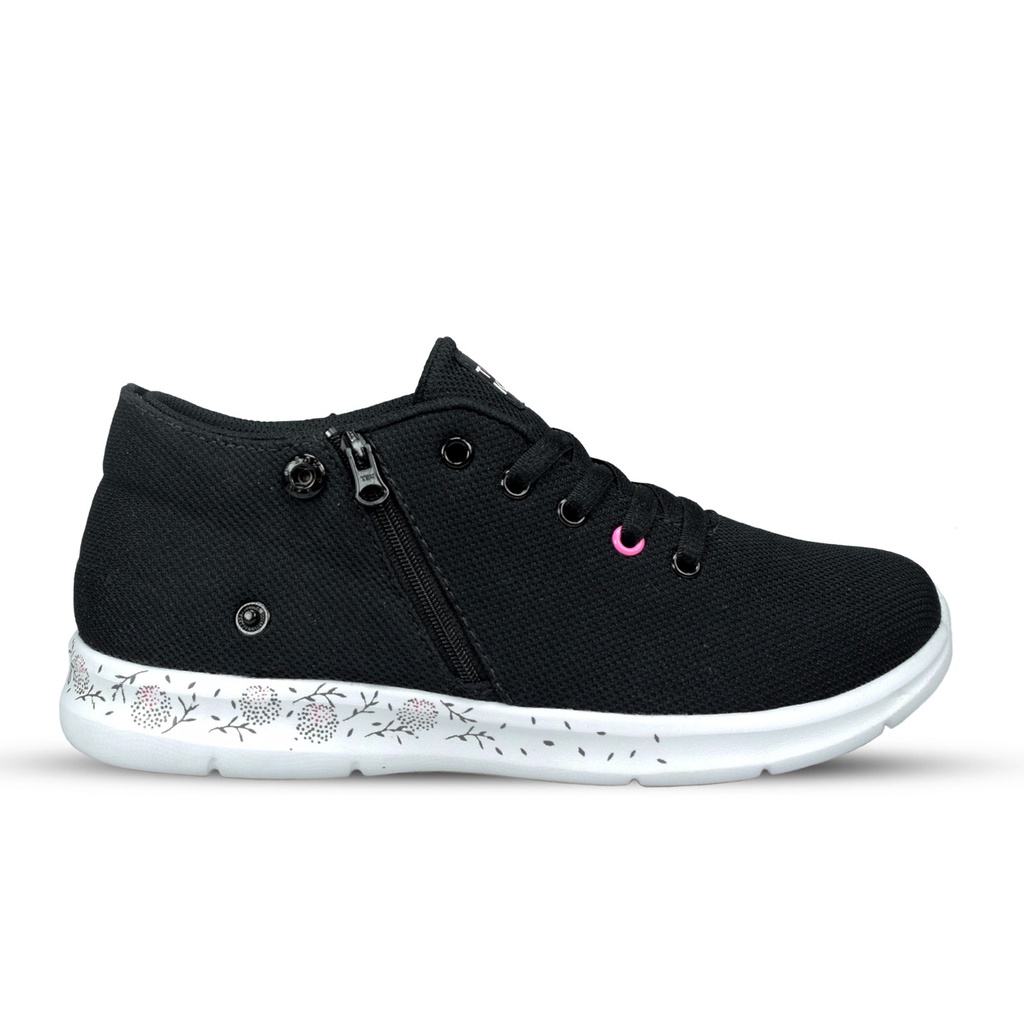 TOMKINS Sneakers Wanita Emily - Black WhiteRAMAYANA JAKTIM