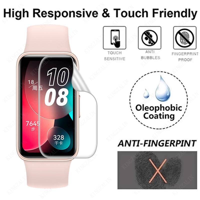 Hydrogel Film for Huawei Band8 Film Pelindung Smart Band Full Lengkung Anti blue light Pelindung Layar Untuk Huawei Band8 Bukan Kaca