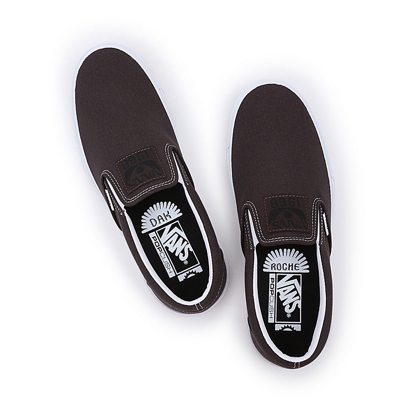 Vans BMX Slip On Dakota Roche Brown White