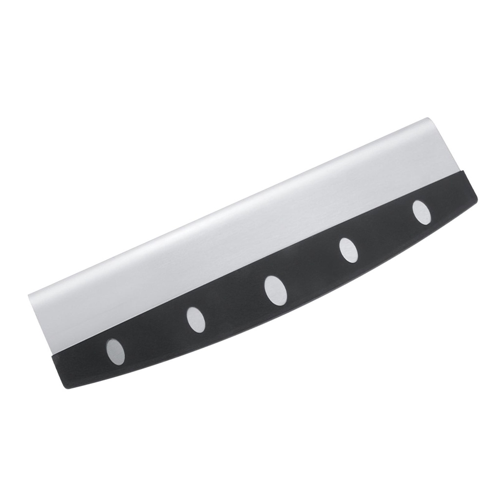 Pisau Pemotong Pizza Stainless Steel Aman Tajam Pizza Rocker Dengan Penutup Mata Pisau