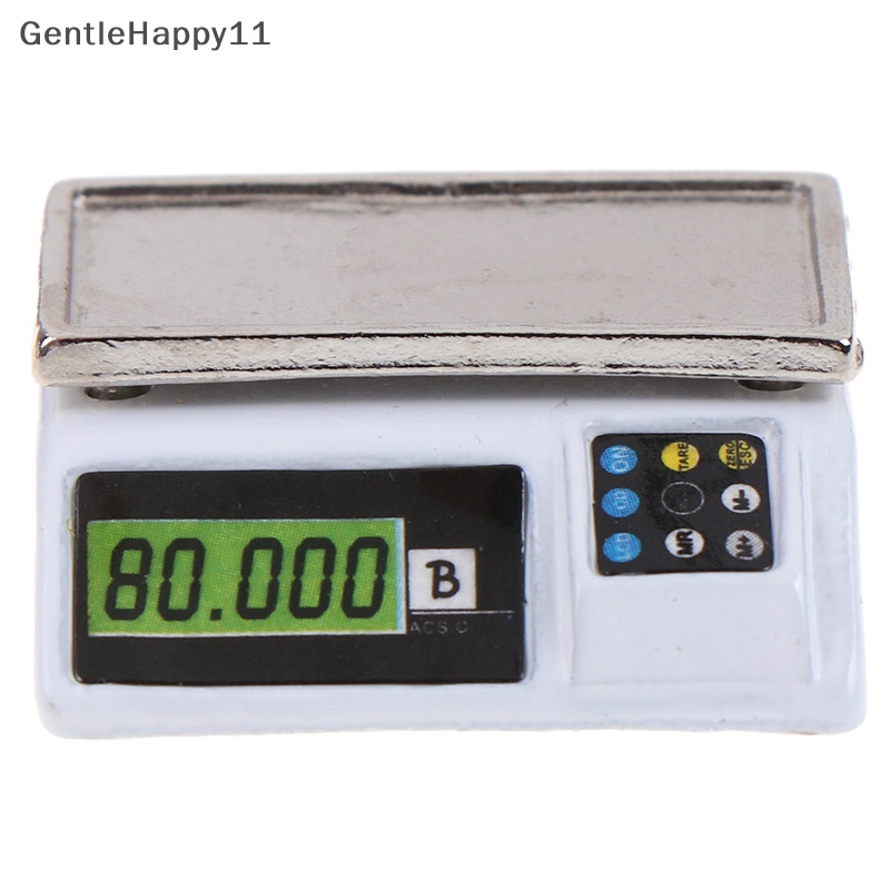 Gentlehappy1:12 Miniatur Rumah Boneka Skala Elektronik Bermain Aksesoris Rumah Boneka id Mainan