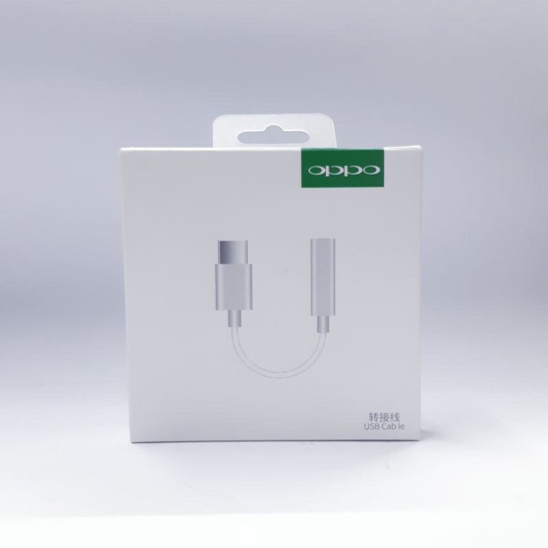 Conveter HEADSET Oppoo Type C To Aux Jack 3.5MM Original