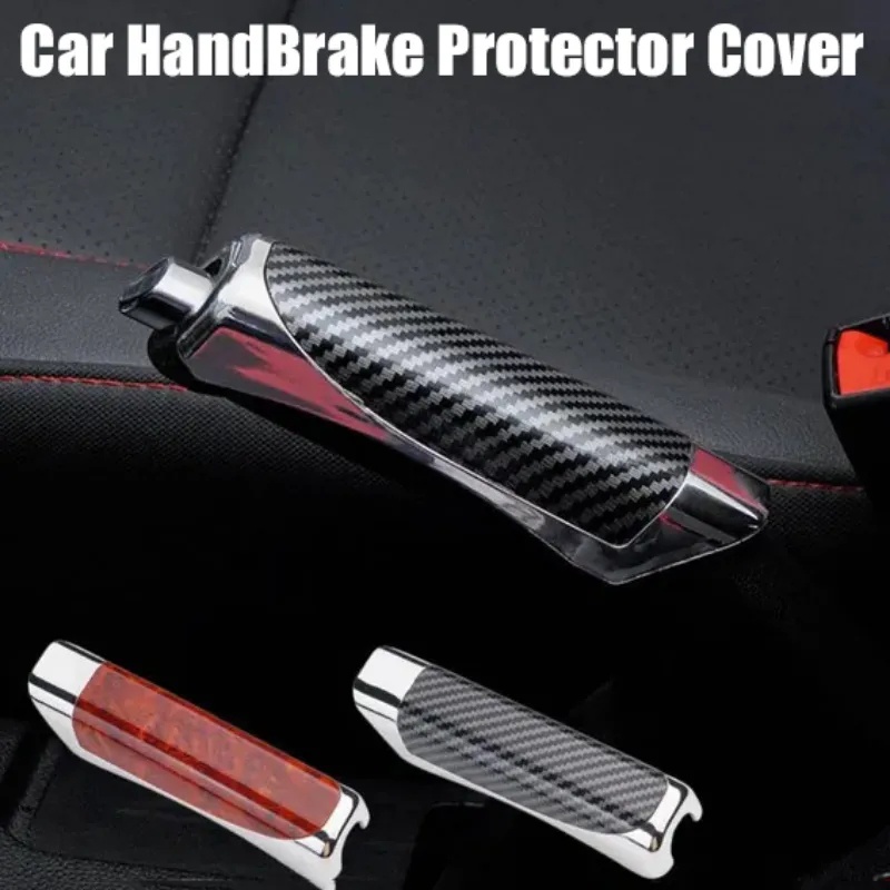 Self Adhesive Car Handbrake Sleeve Interior Mobil Rem Tangan Aksesoris Hias Rem Parkir Mobil Anti-Selip Protection Sleeve