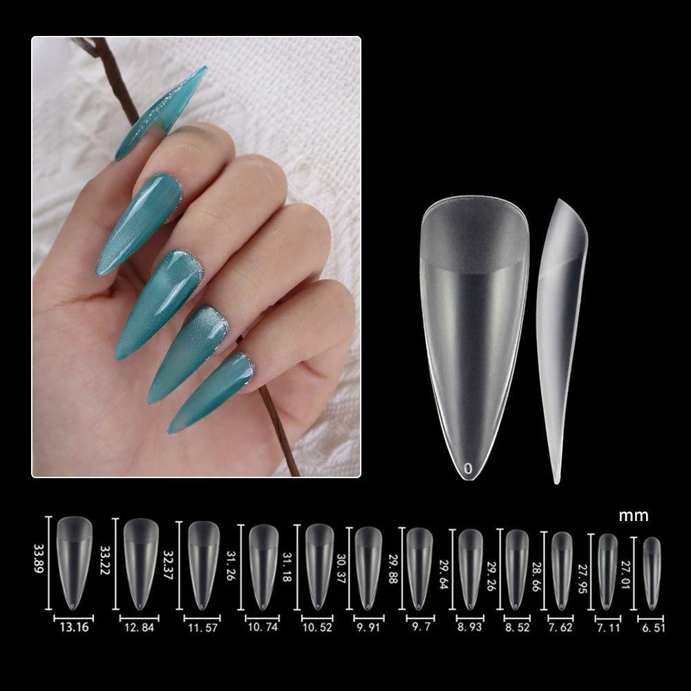 Mxbeauty Piring Kuku Dilepas DIY Ultra-Tipis Transparan Tanpa Jejak Manicure Dekorasi Kuku Palsu