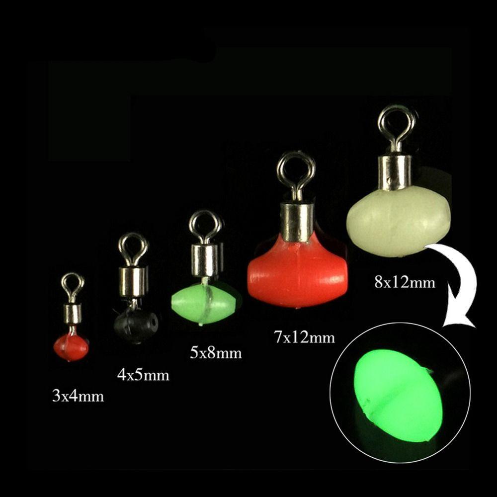 Agustinina Konektor Pancing Sambung Zig Pulley Hook Tackle Aksesoris Sambung Zig Pulley Luminous Fishing Gear Blocking Bean Blocking Bead