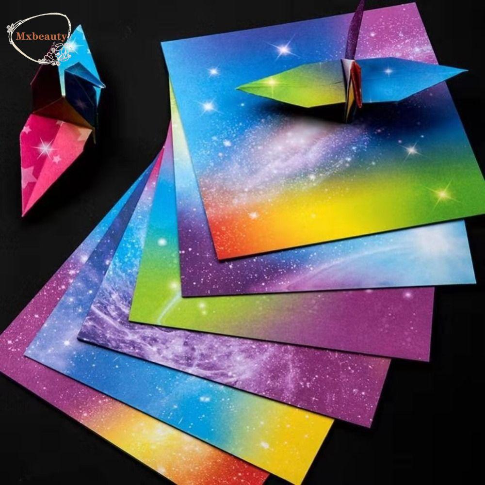Mxbeauty Origami paper Premium Kerajinan Tangan Galaxy paper-cut Sakura Kreativitas Latihan Craft paper