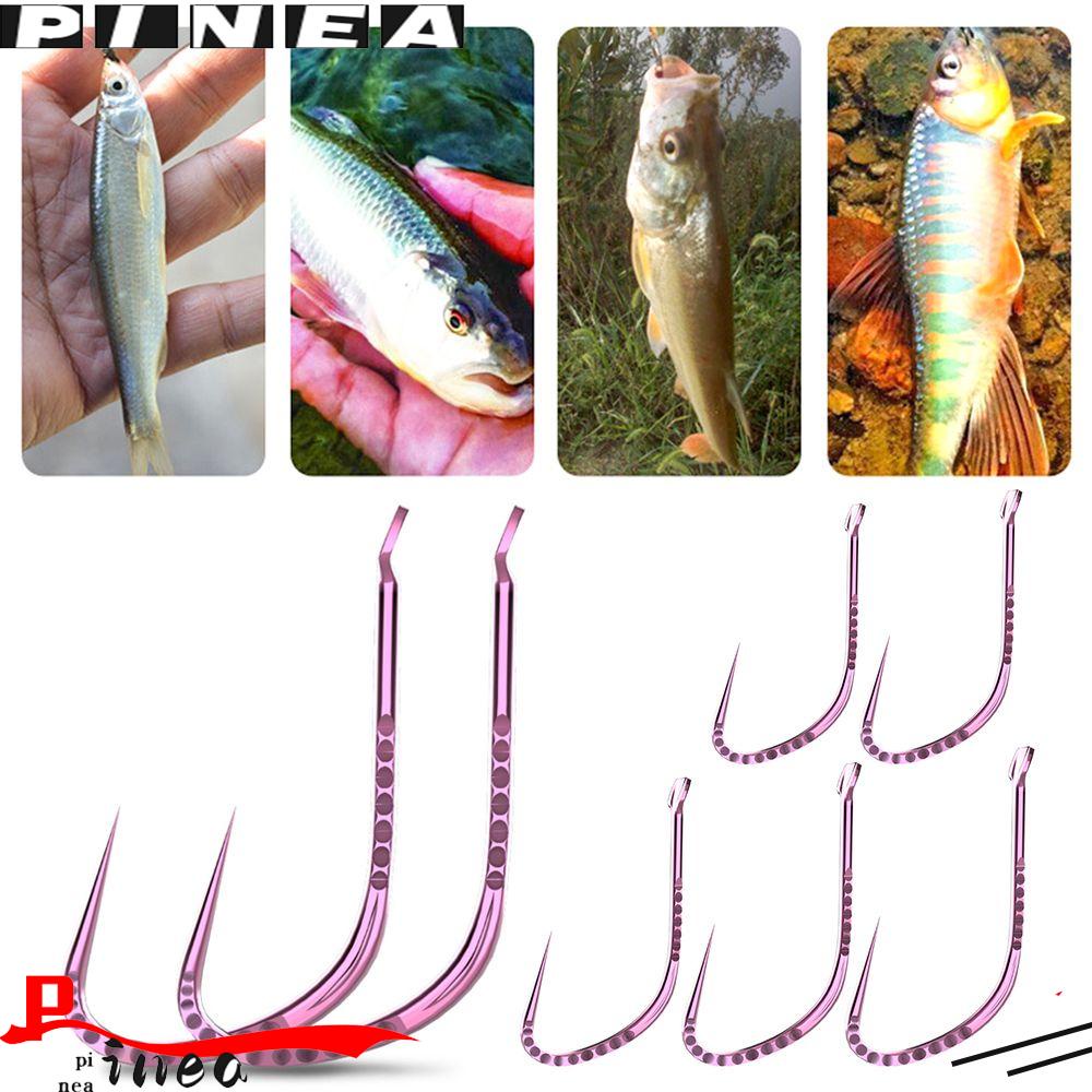 Pineapple 30pcs Fishhook Alat Bungkus Kotak Ikan Gurame Gigi Tanduk Pink Muda