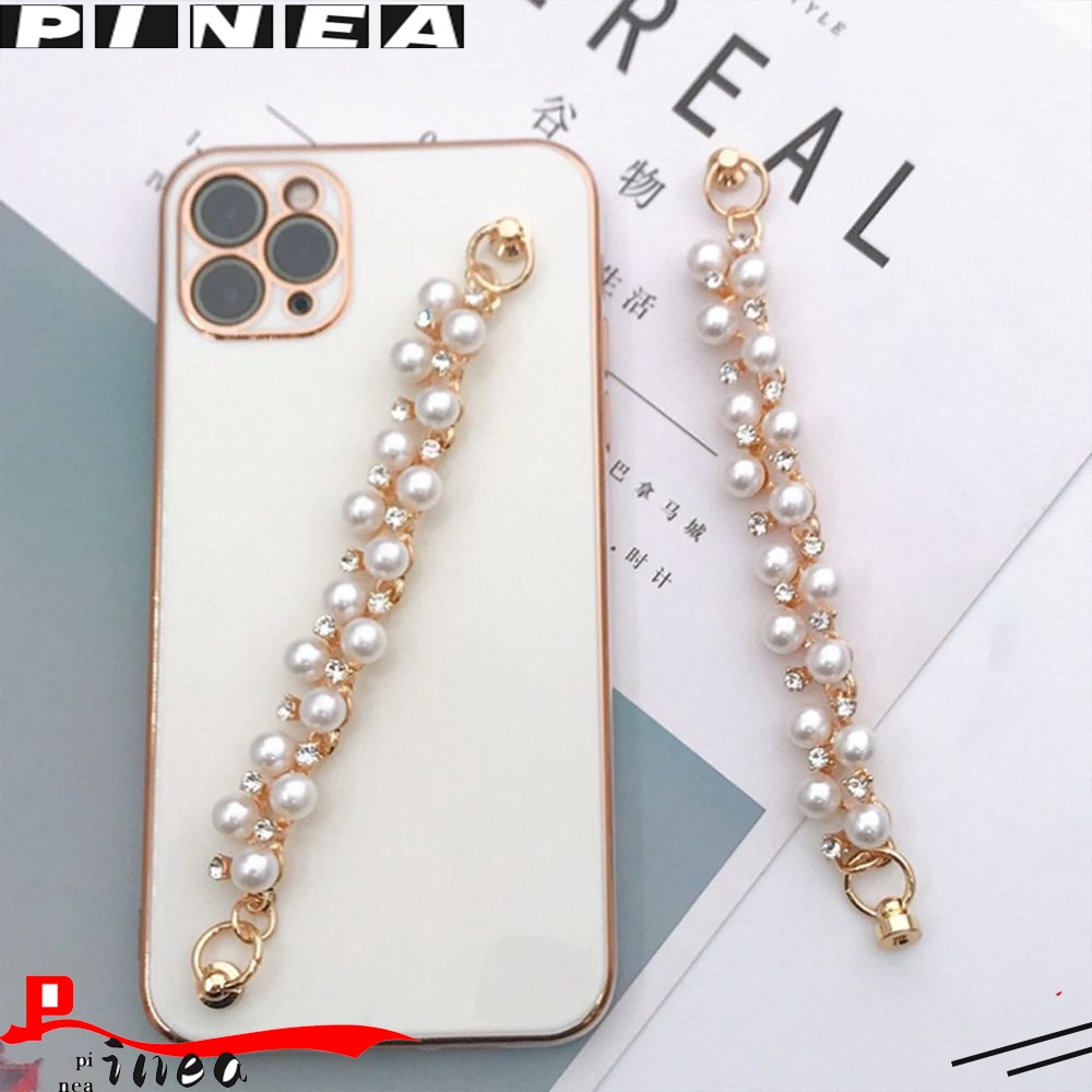 Liontin Ponsel Nanas Tali Handphone Lucu Dekorasi Casing Ponsel Anti Hilang