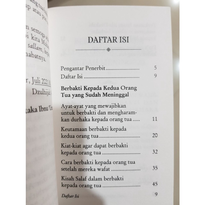 BUKU SAKU CARA BERBAKTI KEPADA KEDUA ORANG TUA YANG SUDAH MENINGGAL