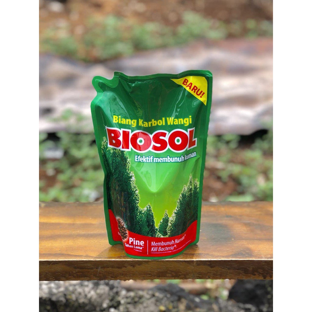 Biosol Karbol Wangi Pouch pembersih toilet / lantai 400 ml/ 700 ml