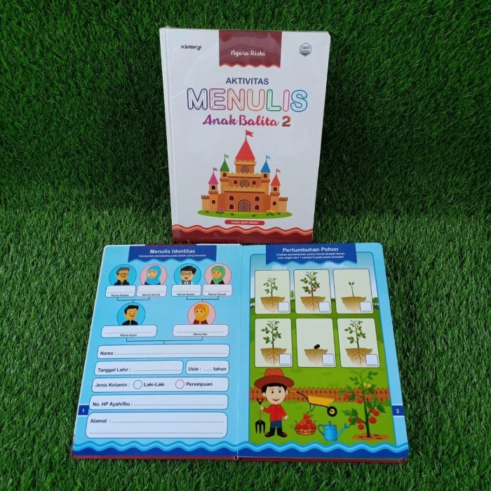 Aktivitas Menulis Anak Balita JILID 2 - Board Book