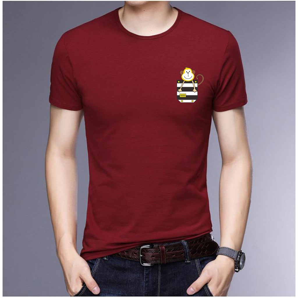 Bisa Bayar Di tempat/ BS//TERLARIS//BAJU KAOS BABY MONKEY TANGAN PENDEK PRIA DAN WANITA//GOOD QUALITY