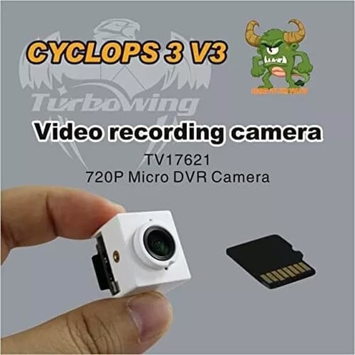 Turbowing Cyclops 3 V3 HD Camera DVR 720p for drone racing fpv