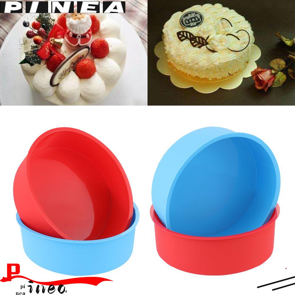 Loyang Kue Nanas4/6inch Tray DIY Silicone Pastry Dish Motif Bulat