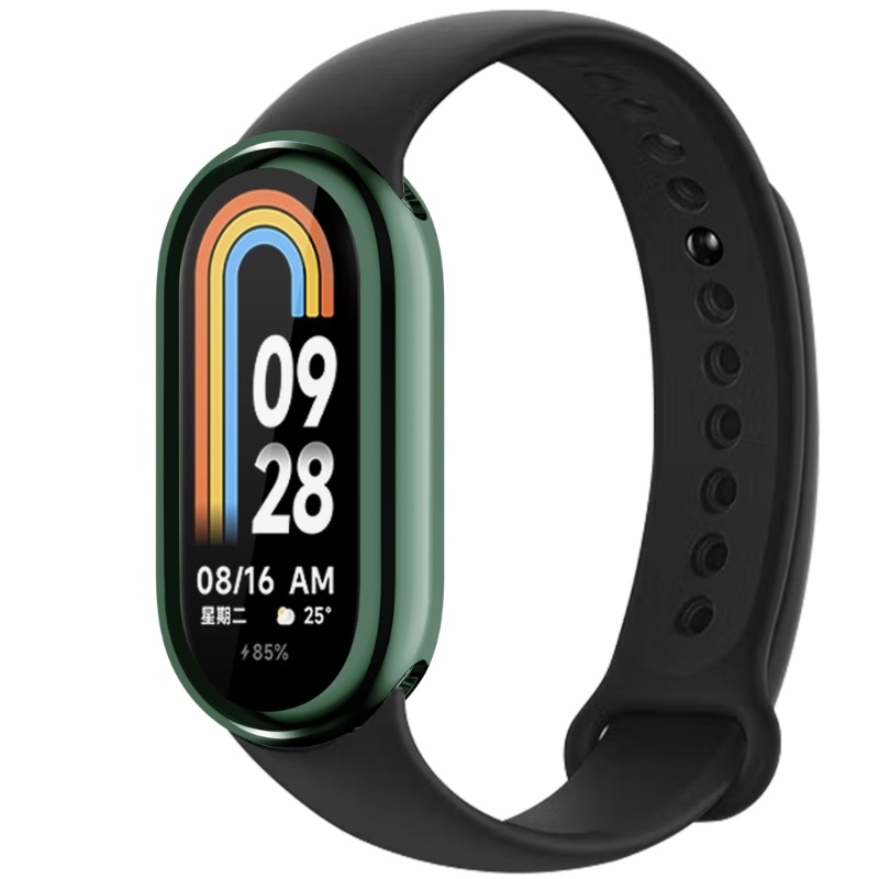 Cre Untuk Mi-Band8 Smartwatch Pelindung Case Ringan Tahan Lama Lembut Perlindungan Perumahan-Cangkang Shockproof Anti Gores C