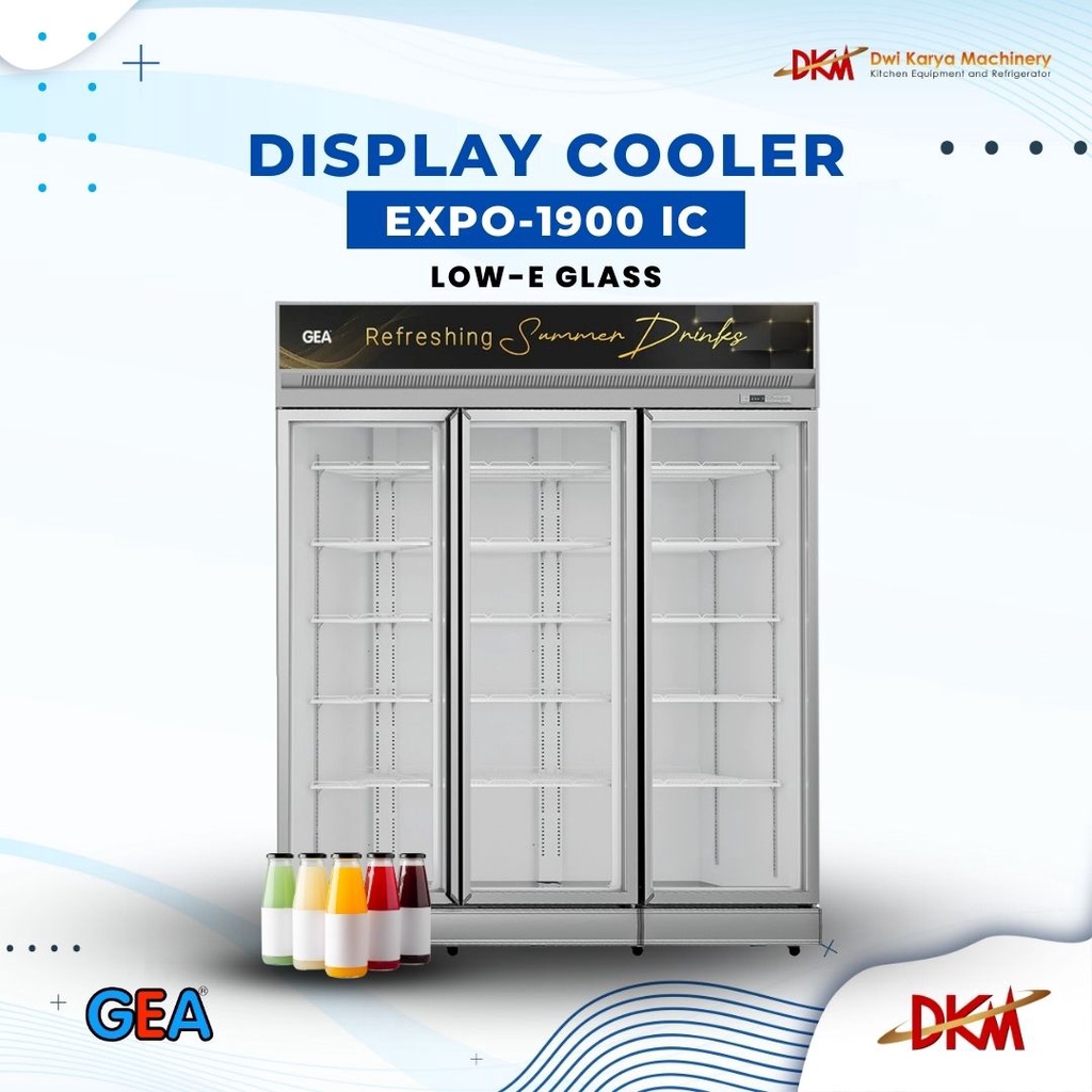 DISPLAY COOLER EXPO-1900IC GEA /Sowcase GEA 3 pintu