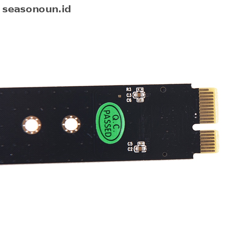 Seasonoun Pcie To M2 Adapter Nvme Ssd M2 Pcie X1 Raiser Konektor Kunci Pci-E Pci Express M.