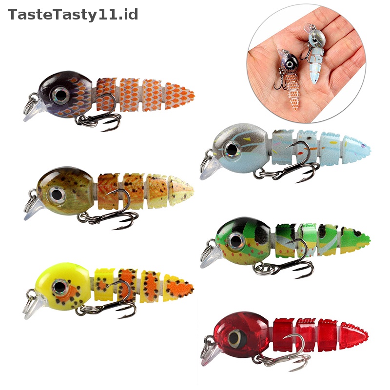 Tastetasty Bass bionic Animasi 5 segmented bionic sinking.