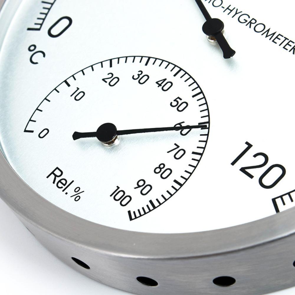 POPULAR Populer Thermometer Hygrometer Indoor Monitor 127mm Wall Hung